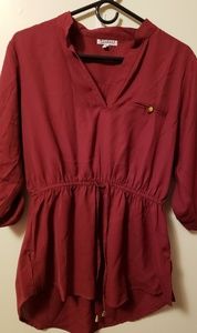 Burgandy blouse